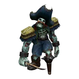 Pirate Zombie Captain