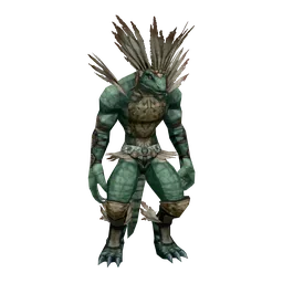 Delu Lizardman Shaman